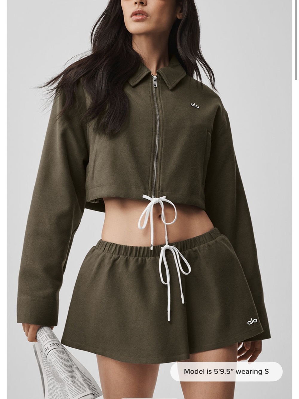 ALO Yoga Olive Green set